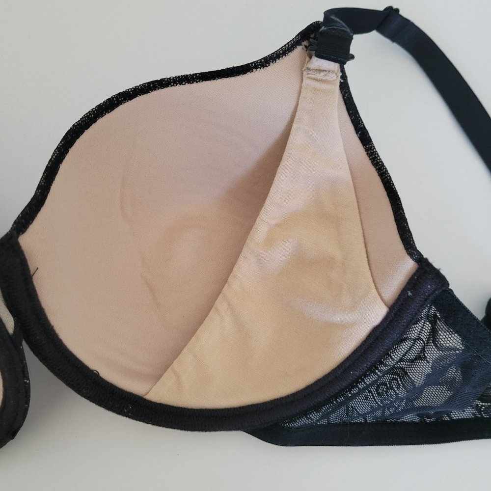 Natori Private Luxuries 34D Bra Black Lace Nursing Underwire Back Closure - Picture 8 of 9